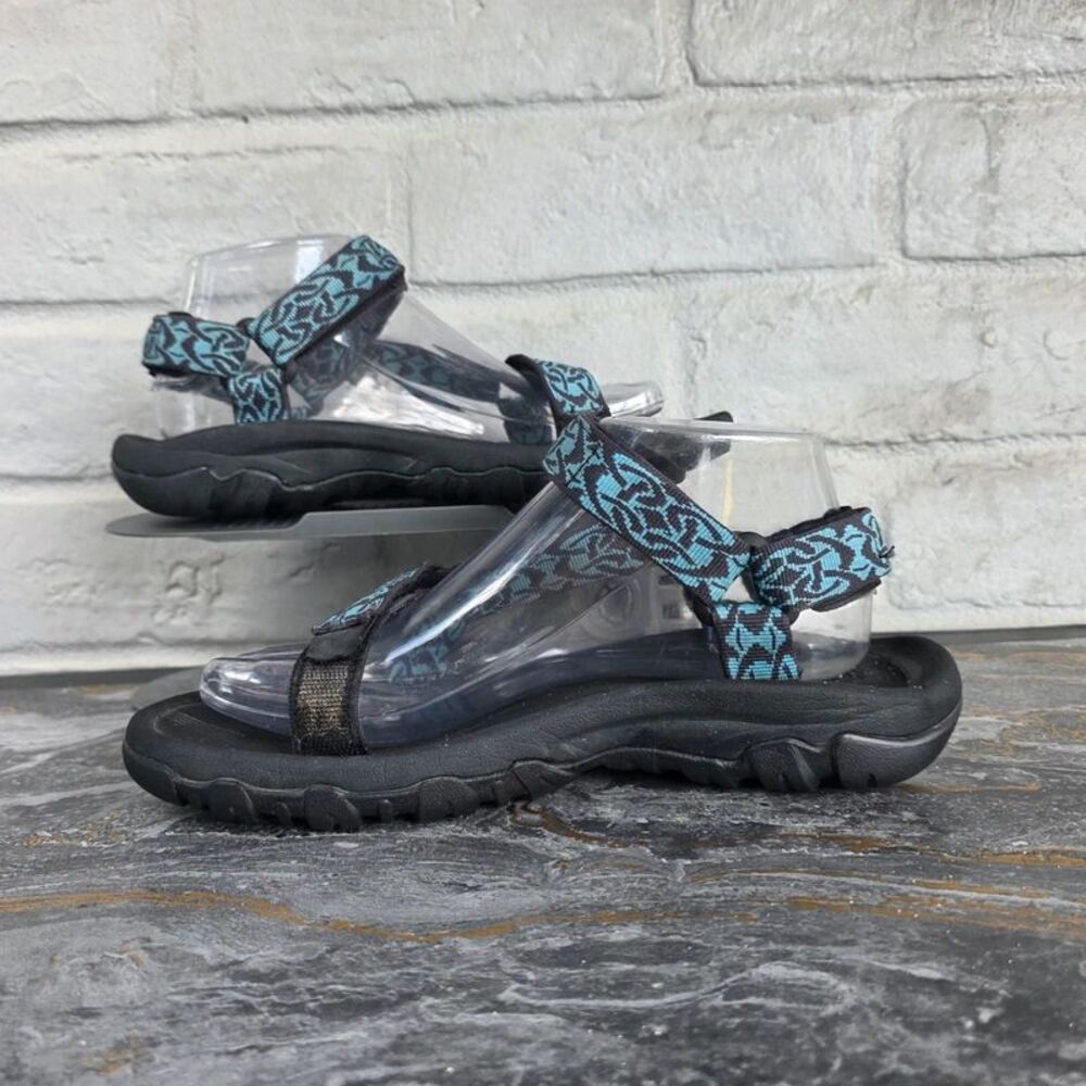 Teva Women's Hurricane 4 Triton Griffin Blue Black Hiking Sport Sandals Size 8 - Picture 4 of 9